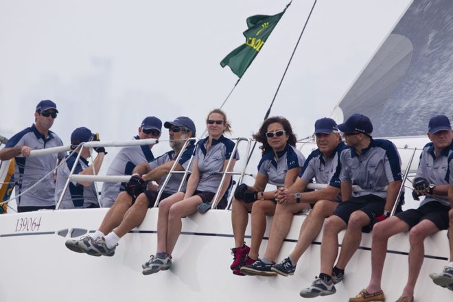 Peter Forshyte’s XENA, with Jing Lee as co-skipper - Rolex China Sea Race ©  Rolex/Daniel Forster http://www.regattanews.com